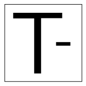 Icono reducir el tamaño de letra